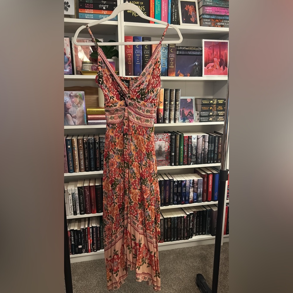 Angie Multicolor Floral Maxi Dress